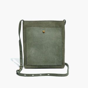 Madewell Slim Brooklyn Crossbody Bag: Corduroy Suede Edition